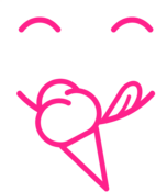 Pink Yummy Ice Cream