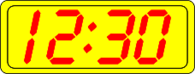 Digital Clock 12:30