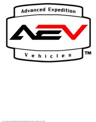 Advanced Expeditions Vehicles