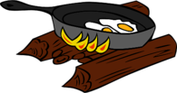 Eggs on the Campfire