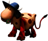 The Magic Roundabout Ermintrude With Flower In Mouth