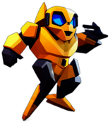 Bumblebee, Children'S Cartoon Animation Style -  Full Body, Single View, No Shadow