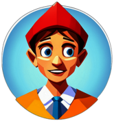 Pinocchio, Fairytale Character - Circle App Icon | Fan Art