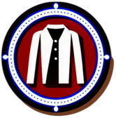 Clothing Boutique, Minimalist App Icon - Circle Icon Bevel Border