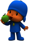 Pocoyo Eating An Apple