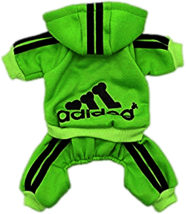Green Adidog Dog Outfit