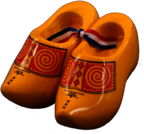 Wooden Shoe Dutch Flag