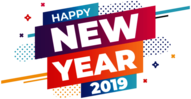 Happy New Year 2019 Banner