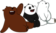 We Bare Bears Sitting
