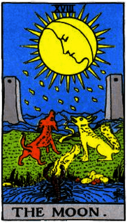 Tarot Card the Moon