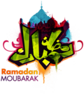 Ramadan Moubarak Coloured Image