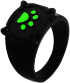 Miraculous Cat Noir Pawprint Ring