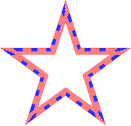 USA Flag Star