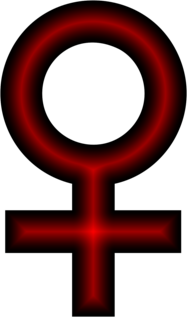 Red Female Symbol