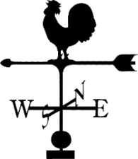 Weathercock Silhouette