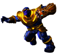 Marvel Thanos Running