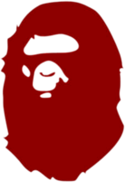 BAPE red 