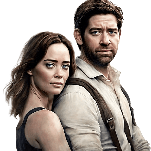 Emily Blunt and John Krasinski