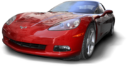Red Chevrolet Corvette
