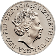 One Pound Coin Elizabeth Queen