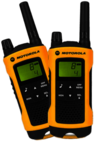 Yellow Motorola Walkie Talkies
