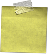 Sticky Note With Tape