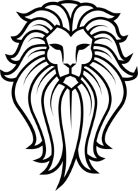 Large Lion Face Tattoo