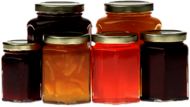 Hexagonal Jam Jars
