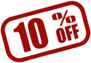 10% Off Sign