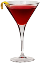 Martini Rosso Glass