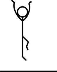 Stick Figure Jumping
