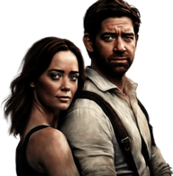 Emily Blunt and John Krasinski