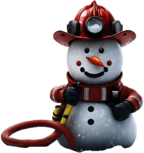 Snowman Firefighter