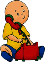 Caillou Calling on the Phone
