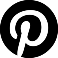 Pinterest Black icon