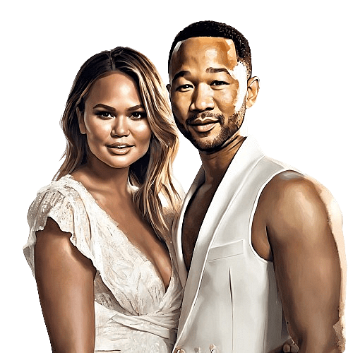 Chrissy Teigen and John Legend