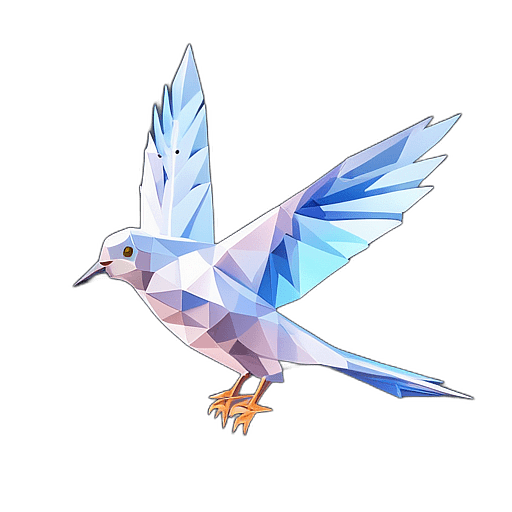 Peace Dove With Footprints Behind, Journey Of Peace, And An Olive Branch., In The Style Of A Cartoon Animation Character - Full Body, Single View, No Shadow
