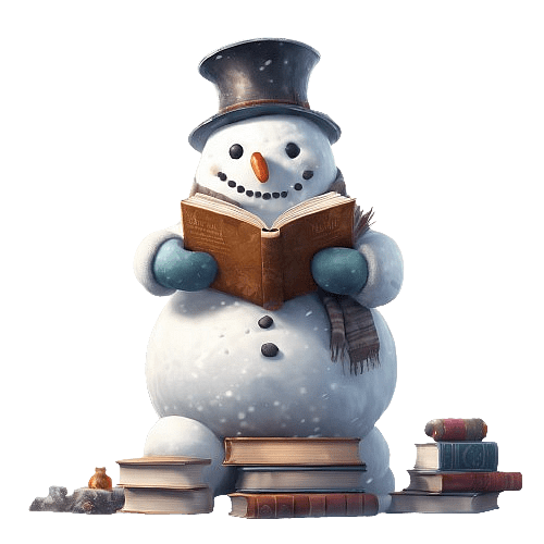 Bookworm Snowman