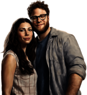 Seth Rogen and Lauren Miller