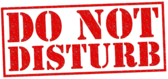 Do Not Disturb Stamp