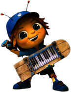 Beat Bugs Jay's Skateboard Keyboard