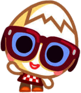 Yolka the Boiled Boffin Waving