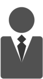 Businessman Grey Icon