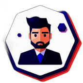 Driving School, Minimalist App Icon - Circle Icon Bevel Border