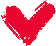 Veganuary pink heart 