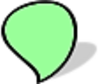 Light Green Speech Bubble