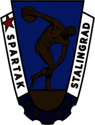 TJ Spartak Praha Stalingrad (early 60's logo)