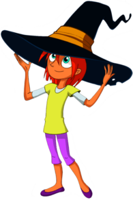Bat Pat Character Rebecca Wearing Huge Hat