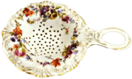 Antique Porcelain Tea Strainer