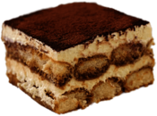 Tiramisu portion